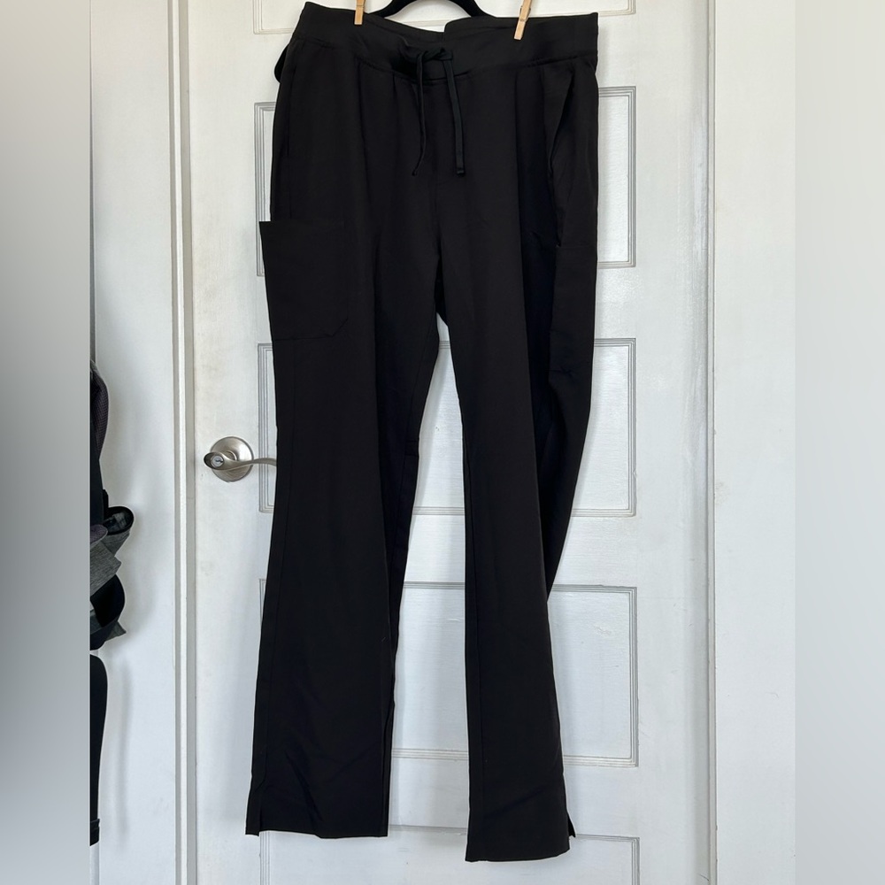 Mandala Black Scrub Pants